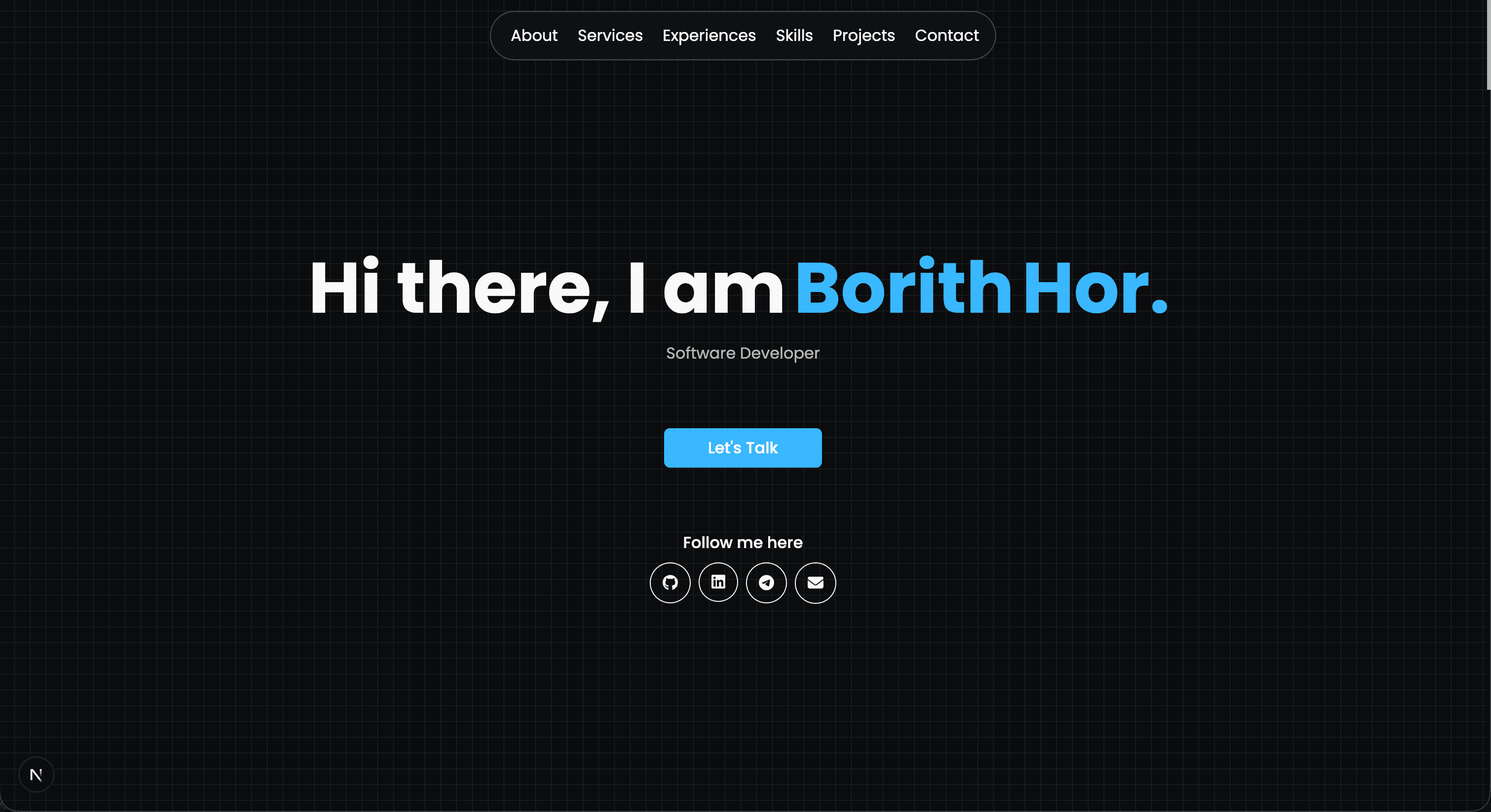 project-Personal Portfolio Website